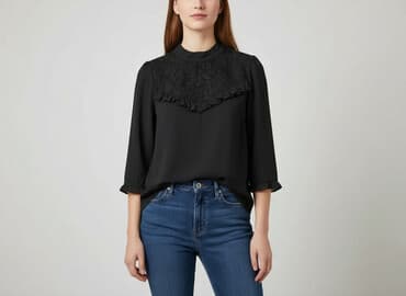 koronkowy top pod marynarkę: Dorothy Perkins, Bluzka damska, M — 8