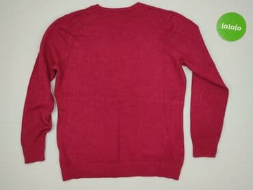 czerwony sweter: Moda, Sweter damski, rozmiar M — 4