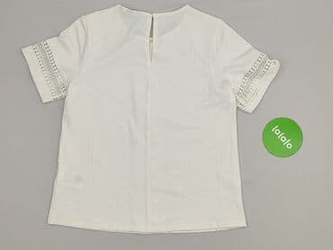 bluzka z kwiatem 3d h: H&M, Women's blouse, size XS (EU 34) — 3