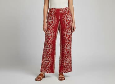 spodenki krótkie getry: Spodnie materiałowe damskie, rozmiar M — 6