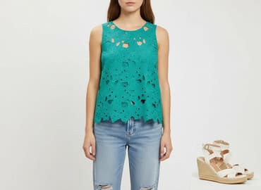 pepco bluzki swiateczne: Papaya, Bluzka damska, rozmiar L — 6