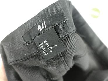 czarne bluzki: H&M, Legginsy Eleganckie damskie, rozmiar L — 4