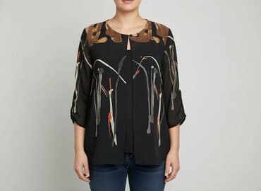 ubrania z kotem: Bluzka damska, rozmiar XL — 6