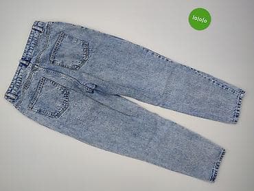 pull and bear ogrodniczki: Denim, Jeansy damskie, rozmiar S — 3