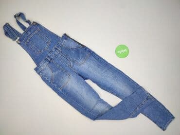 Spodnie: H&M Divided, Ogrodniczki damskie, S — 2