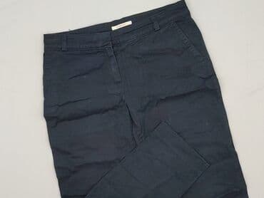 granatowe chinosy damskie: CAMAIEU, Spodnie materiałowe damskie, rozmiar XL — 1