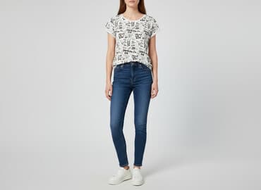 graffiti t shirty: Cropp, T-shirt damski, rozmiar L — 1