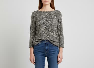 bluzki z baskinką duże rozmiary: Marks & Spencer, Bluzka damska, rozmiar S — 6