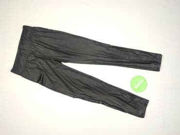 woskowane legginsy z wysokim stanem: Sinsay, Legginsy Eleganckie damskie, rozmiar XS — 2