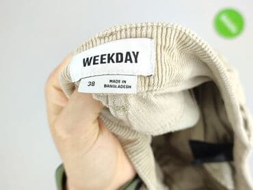 Weekday, Material trousers for women, size M (EU 38) — 4