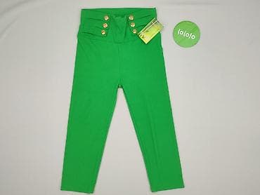 legginsy ecru: Legginsy Eleganckie damskie, rozmiar M — 2