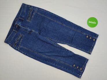 srebrne legginsy: Spodnie 3/4 damskie, XL — 2