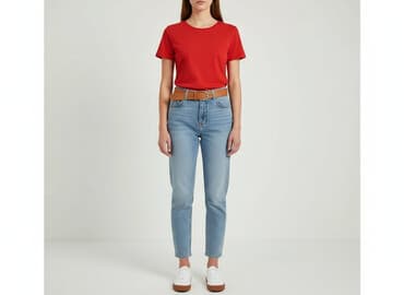 czerwona koszula sinsay: Sinsay, T-shirt damski, rozmiar XS — 1