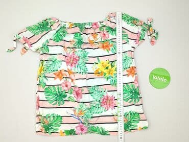 bluzki hiszpanki w kwiaty: Bluzka damska, rozmiar M — 3