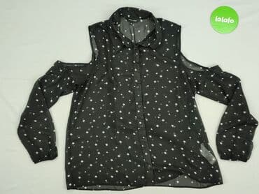 czarne bluzki z krótkim rękawem allegro: New Look, Women's blouse, size L (EU 40) — 2