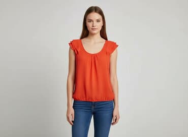 bluza z czerwonym napisem: Amisu, Bluzka damska, rozmiar XS — 6