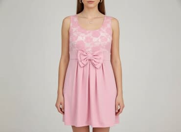 sukienki różowe: Sukienka damska, rozmiar M — 6