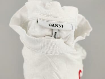 h: GANNI, T-shirt damski, rozmiar M — 4