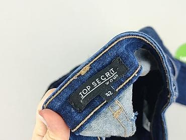 washed blue jeans: Top Secret, Jeansy damskie, rozmiar XL — 4