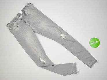 bluzki do kolarek: Spodnie jeansowe, H&M, 11 lat, 140/146, stan - Bardzo dobry — 2