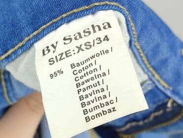 c a spodnie damskie z wysokim stanem: Jeansy damskie, rozmiar XS — 6