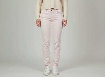 dżinsy w róże: Jeansy damskie, rozmiar M — 1