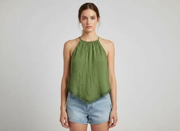 tanie bluzki damskie hurtownia allegro: H&M, Top damski, rozmiar M — 7