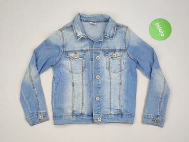 stradivarius kurtka koszulowa: Dziecięca kurtka jeansowa, 9 lat, 128-134 cm, Zara, stan - Idealny — 2
