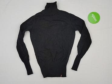 pull and bear bluza czarna: Edc by Esprit, Golf damski, rozmiar S — 2