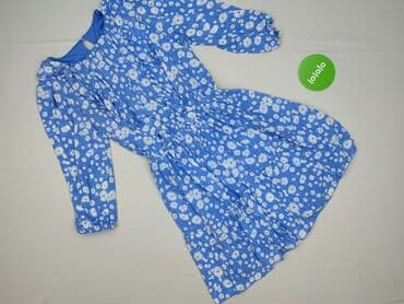 niebieska sukienka z długim rękawem: Women`s dress, size S — 3