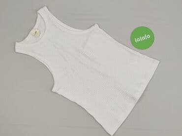 bluzki prążkowane białe: H&M L.O.G.G., Top damski, rozmiar S — 2