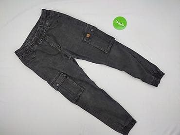 cargo: Męskie spodnie cargo jogger - Fason: joggery/cargo z kieszeniami na — 2