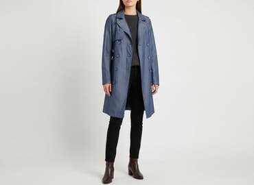 massimo dutti kurtka skórzana damska: Emo.i, Women`s trench, size M — 1