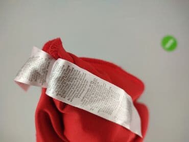 czerwona sukienka czarne rajtuzy: Sukienka damska, M — 5