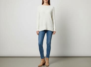 buty zimowe na szeroką stopę: Sweter damski, rozmiar S — 5