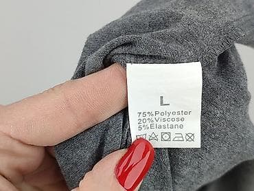 t shirty oversize basic: T-shirt damski, rozmiar L — 4