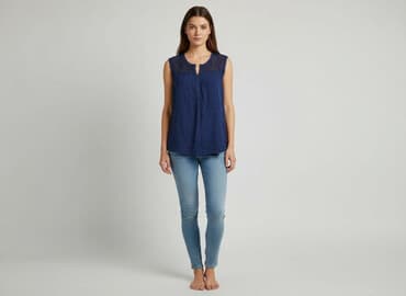 koszulki bez rękawów damskie marella: Marie Lund, Bluzka damska, rozmiar S — 6