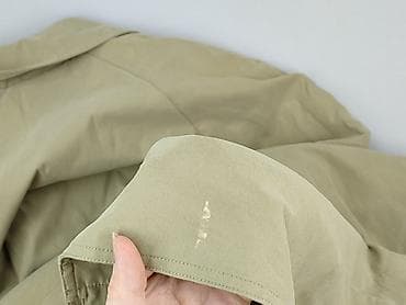 closure men: Płaszcz męski FABRINI New York – beżowy, klasyczny trencz - Model — 7