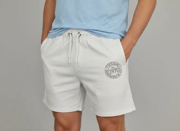 spodnie dresowe megi: MEGI, Szorty damskie, rozmiar L — 7