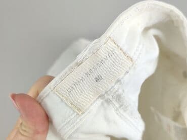 biale spodnie reserved: Reserved, Jeansy damskie, rozmiar L — 4