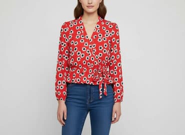 reserved czerwona bluzki: M&S Collection, Bluzka damska, rozmiar L — 6