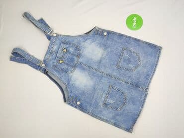 jeansy z asymetrycznym zapieciem: Sukienka damska, rozmiar L — 2