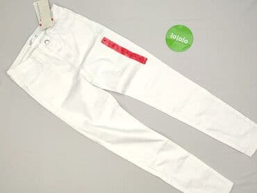 biale spodnie sinsay: Sinsay, Jeansy damskie, rozmiar S — 3