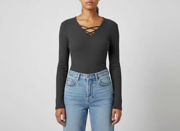 shein czarne bluzki: Shein, Bluzka damska, rozmiar S — 7