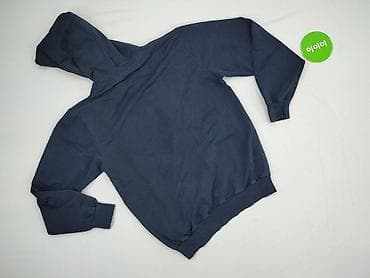 granatowa bluza pull and bear: Bluza z kapturem damska, rozmiar M — 3