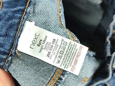 kombinezon next 92: Spodnie jeansowe, Next, 8 lat, 122/128, stan - Bardzo dobry — 5