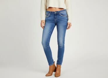 jeansy damskie bez elastanu: Jeansy damskie, rozmiar L — 6