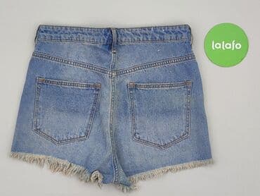 dżinsy z wysokim stanem czarne: H&M, Szorty damskie, S — 3