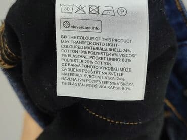 hm krótkie spodenki dzins low waist: H&M, Szorty damskie, rozmiar M — 5