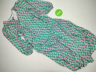 sukienka maxi butelkowa zieleń długi rękaw: Sukienka damska, rozmiar M — 3